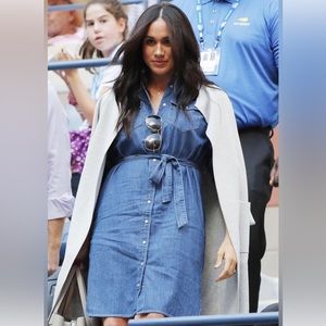 NWT J Crew Chambray Belted Shirt Dress